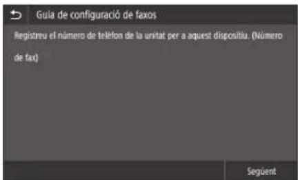 CANON iSENSYS MF426dw - Abans d'iniciar la configuracion - 2