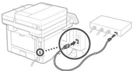 CANON iSENSYS MF426dw - Per connectar mitjançant LAN per cable - 2