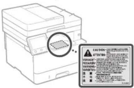 CANON iSENSYS MF426dw - Laserová bezpečnost - 1