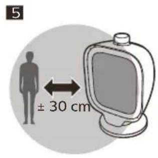5 ± 30 cm