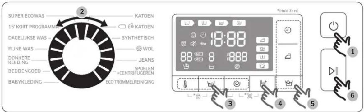 SAMSUNG WW70J5426DW - Eenvoudige stappen om te beginnen - 2