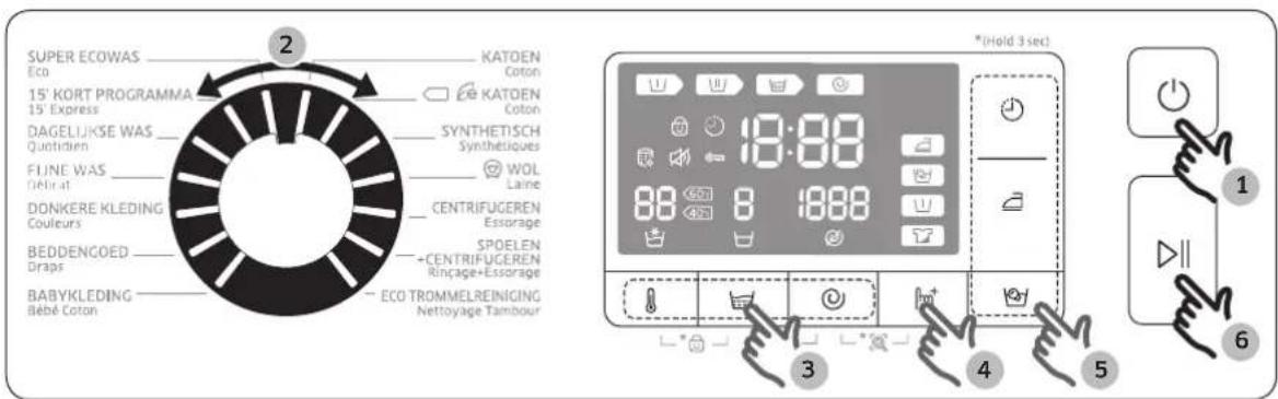 SAMSUNG WW70J5426DW - Étapes simples pour démarrer - 2
