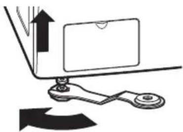 LG WM9000HVA - Stabilisation de la laveuse - 2