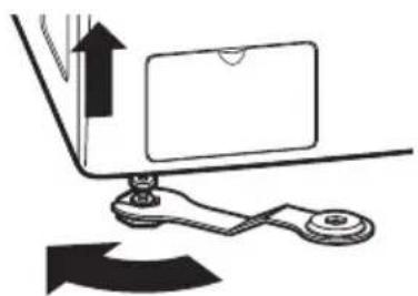LG WM9000HVA - Leveling the washing machine - 2