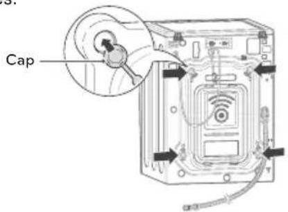 LG WM9000HVA - Unpacking and removing shipping bolts - 3