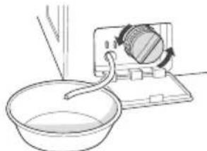 LG WM9000HVA - Cleaning the drain pump filter - 3