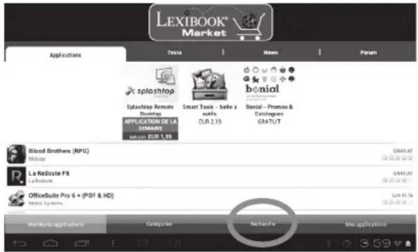 LEXIBOOK Ultra 2 - - Rechercher des applications sur le Lexibook® Market - 2