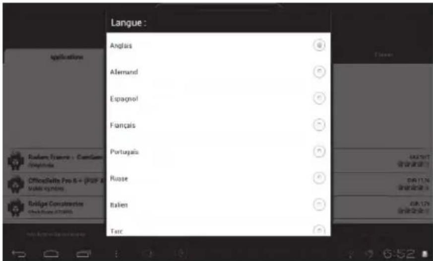 LEXIBOOK Ultra 2 - - Changer la langue du Lexibook® Market - 3
