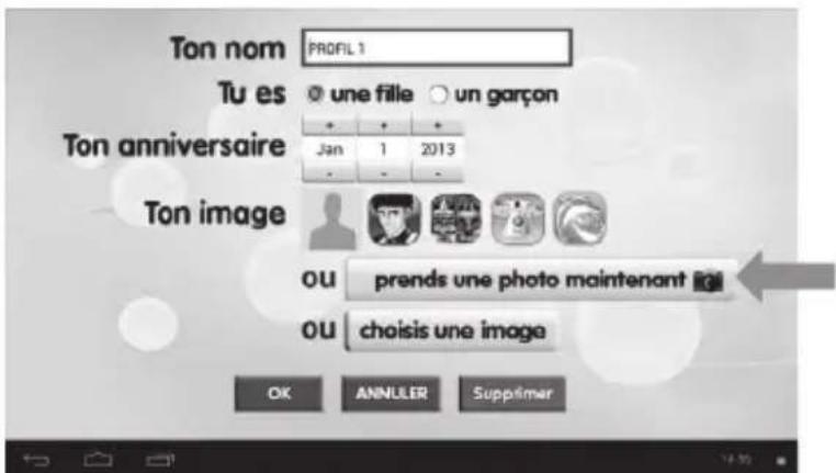 LEXIBOOK Ultra 2 - Pour creer un nouveau profil - 6