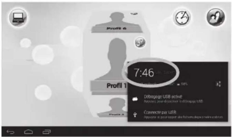 LEXIBOOK Ultra 2 - Comment activer la fonction Wi-Fi de la tablette - 2