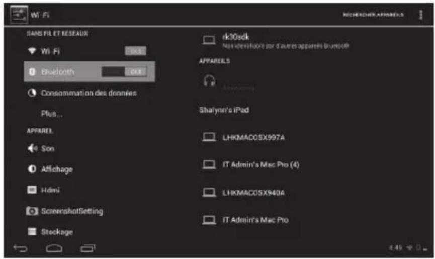 LEXIBOOK Ultra 2 - Comment activer le Bluetooth® de la tablette - 8
