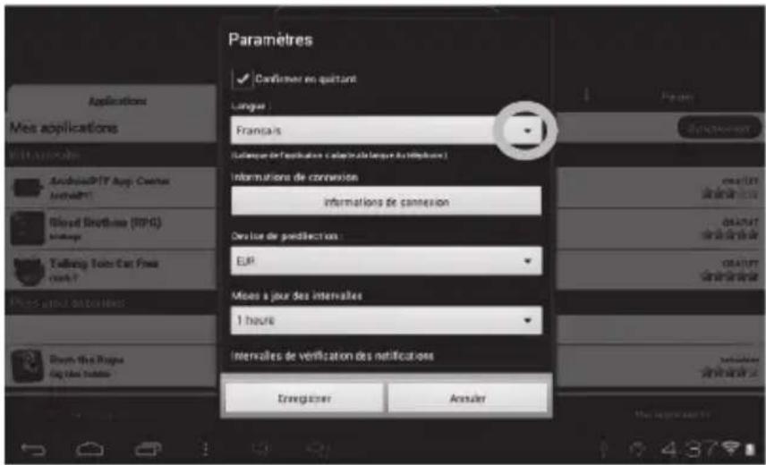 LEXIBOOK Ultra 2 - - Changer la langue du Lexibook® Market - 2