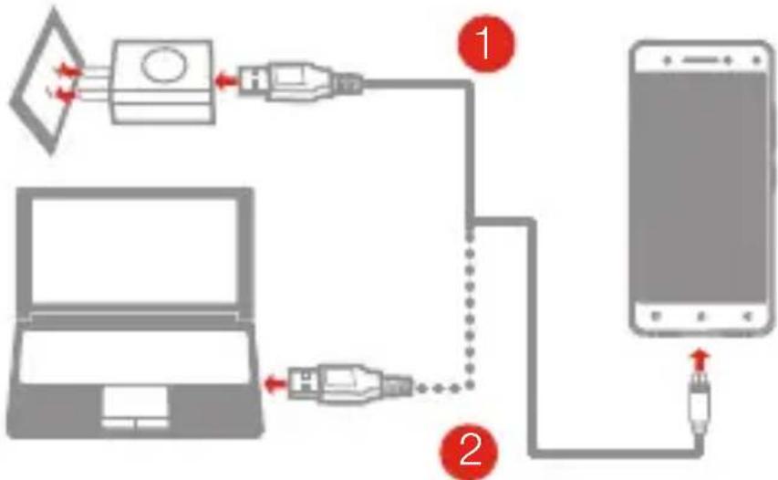LENOVO Vibe K5 Plus - Laden des Akkus - 1