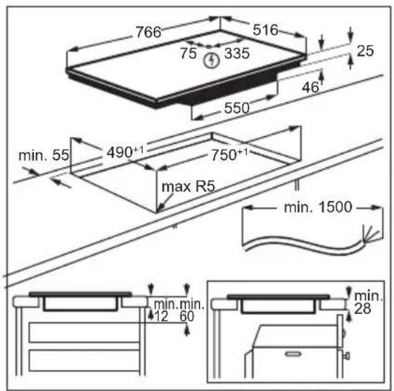 AEG IKE84471XB - Asamblare - 2