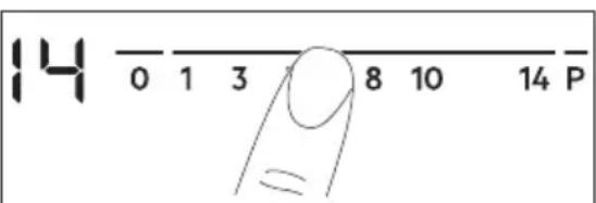 AEG IKE84471XB - A hófokbeállitás - 1