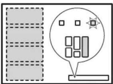 AEG IKE84471XB - FlexiBridge režims Max Bridge - 1