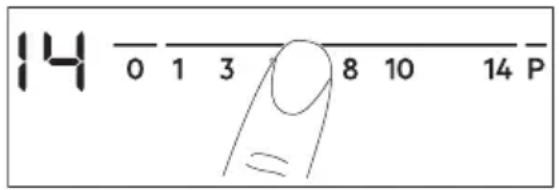 AEG IKE84471XB - Nivelul de caldura - 1