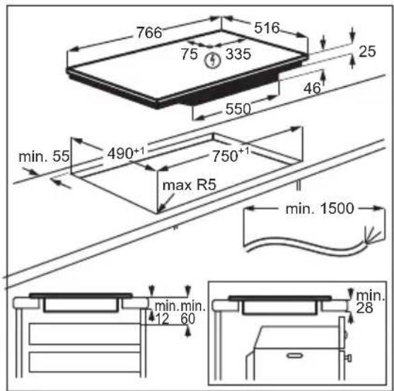 AEG IKE84471XB - Montage - 2