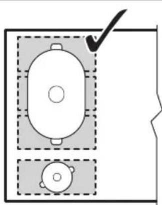 AEG IKE84471XB - Bonne position du écipient : - 1