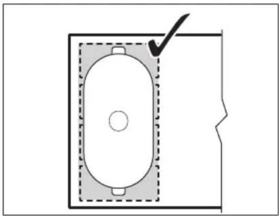 AEG IKE84471XB - A fózóedény helyes poziúójá: - 1