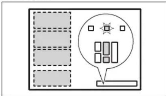 AEG IKE84471XB - FlexiBridge Big Bridge-modus (grote overbrugging) - 1