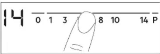 AEG IKE84471XB - Niveau de cuisson - 1