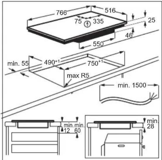 AEG IKE84471XB - Montaža - 2