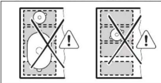AEG IKE84471XB - Správná poloha nádoby: - 2