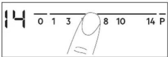AEG IKE84471XB - Kaitinimo lygis - 1