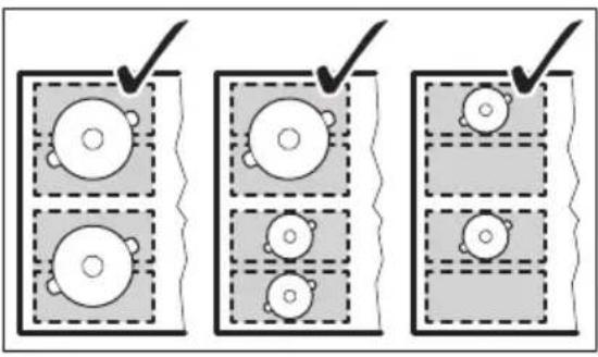 AEG IKE84471XB - FlexiBridge Standardmodus - 2