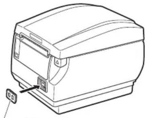 CITIZEN CTS651II - Fixation du capot du commutateur d'alimentation - 1