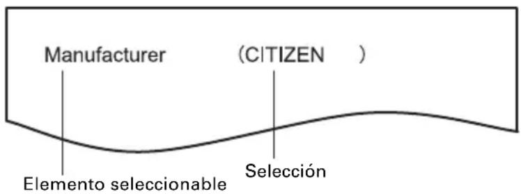CITIZEN CTS651II - Modo de configuración rápida - 1