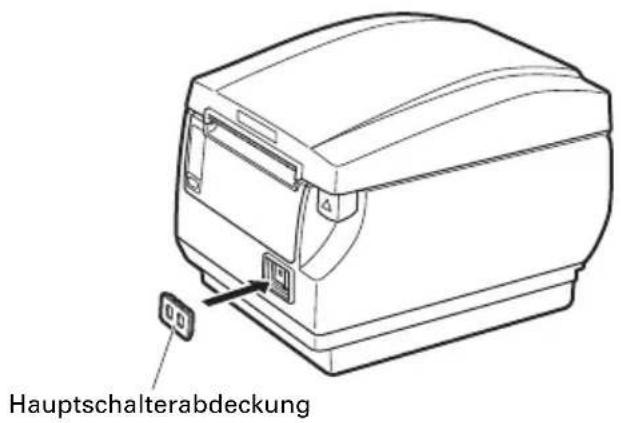 CITIZEN CTS651II - Anbringen der Hauptschalterabdeckung - 1