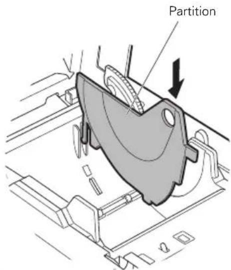 CITIZEN CTS651II - Partition for Paper Roll - 1