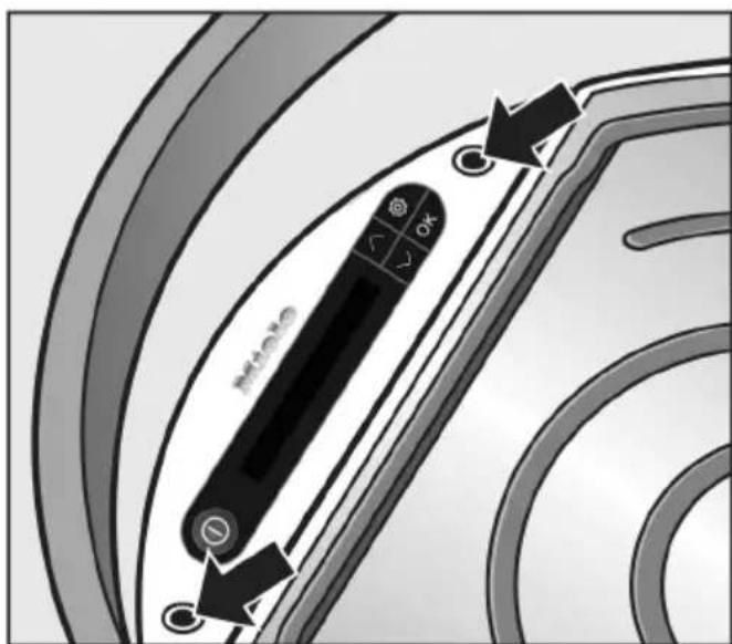 MIELE FashionMaster B 3847 - Sortir le fer à repasser et la tige guide-fil - 2