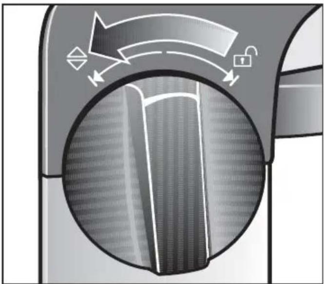 MIELE FashionMaster B 3847 - Ajuster le réglage de la hauteur - 1