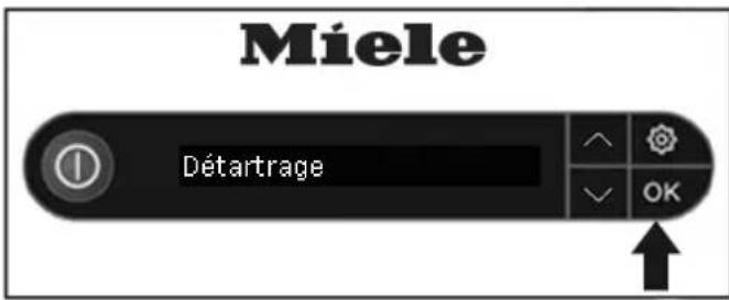 MIELE FashionMaster B 3847 - Lancer un détartrage par anticipation - 3