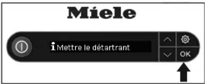 MIELE FashionMaster B 3847 - i Mettre le détartrant - 2