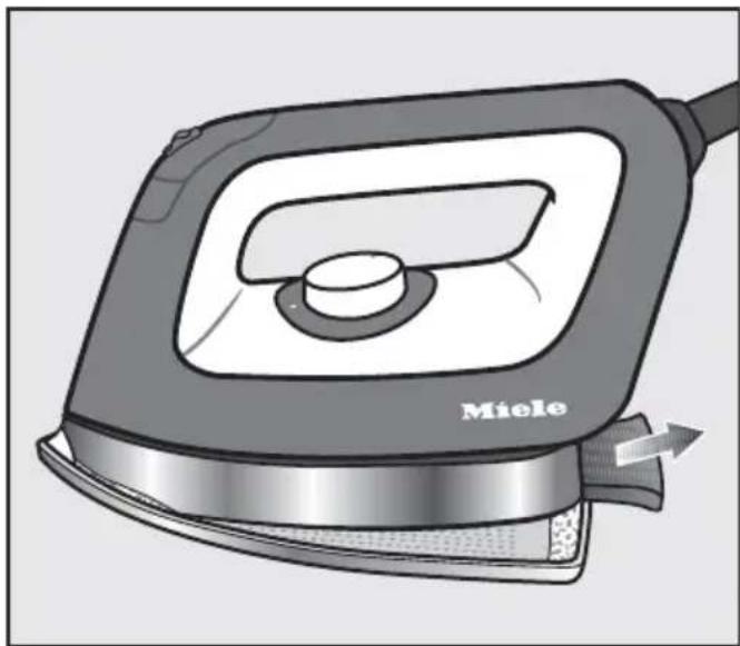 MIELE FashionMaster B 3847 - Positionner la semelle anti-adhésive - 1