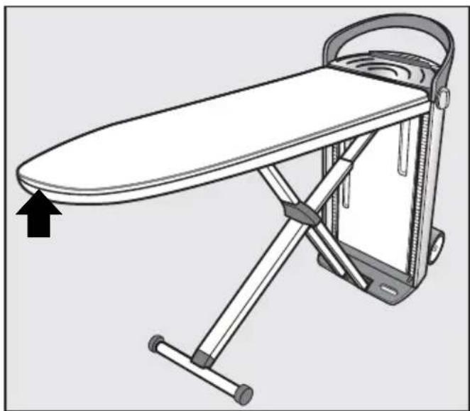 MIELE FashionMaster B 3847 - Nettoyer ou remplacer la housse de la table de repassage - 1