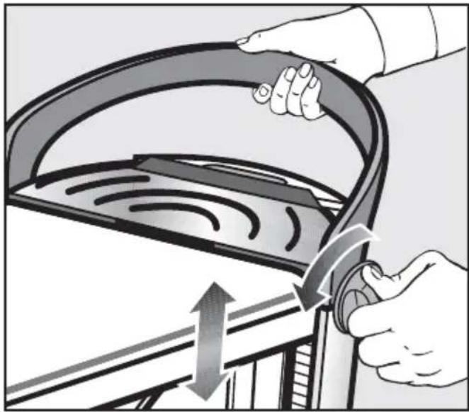MIELE FashionMaster B 3847 - Ajuster le réglage de la hauteur - 2