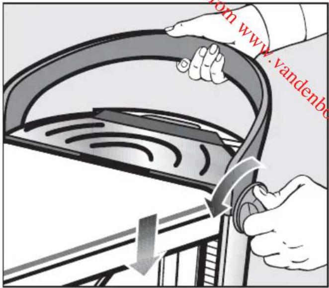 MIELE FashionMaster B 3847 - Régler la table de repassage sur la hauteur de travail la plus basse - 2