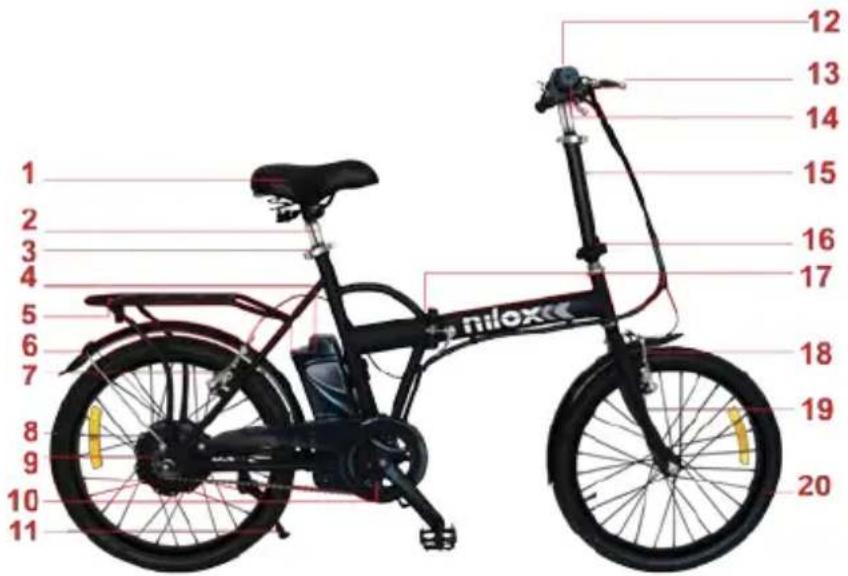 NILOX DOC EBIKE X1 - DOC E-BIKE X1: BESCHREIBUNG - 1