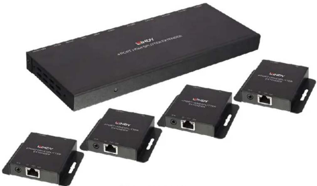 Lindy 38155 - HDMI Cat.6 Splitter Extender - 1