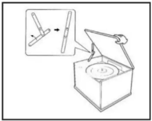 TECHNAXX TX103 - Cerrar la tapa del tocadiscos - 1