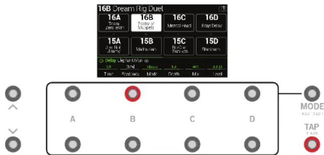 LINE 6 Helix LT - Mode Preset - 1