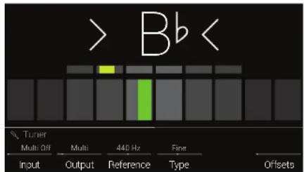 LINE 6 Helix LT - Accordeur (Tuner) - 1