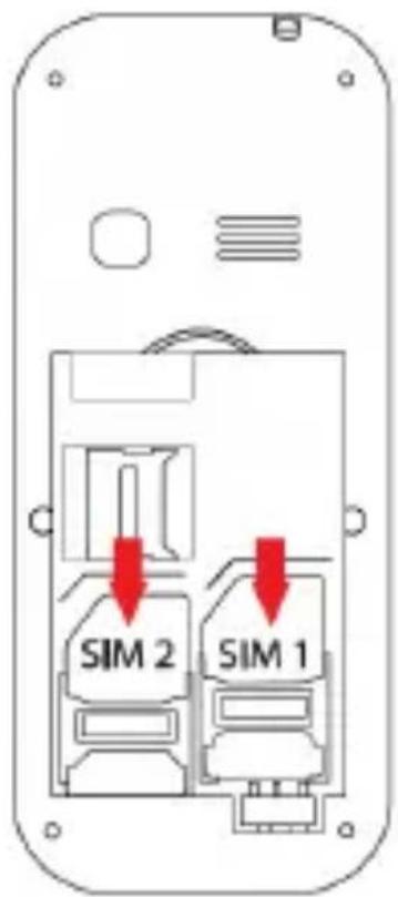 YEZZ Andy 4EI2 - Introduci cartela SIM si bateria - 3