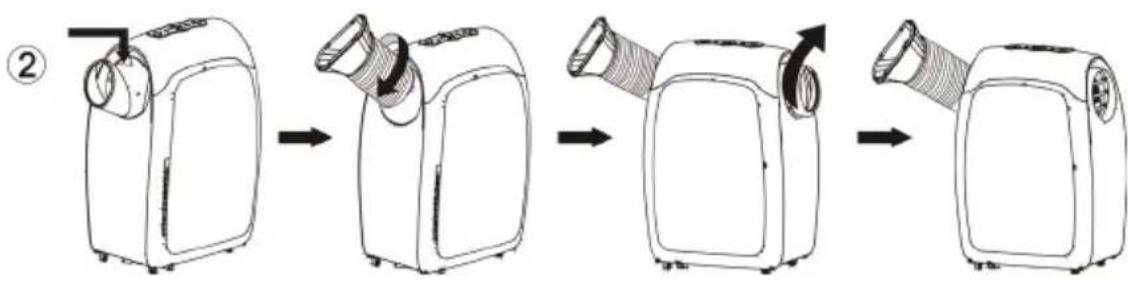 Sonnenkönig Fresco 1200 - Exhaust hose install - 4