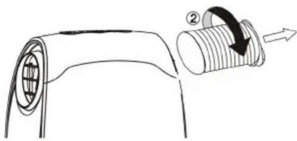 Sonnenkönig Fresco 1200 - Installeren van de ontluchtingsslang - 1